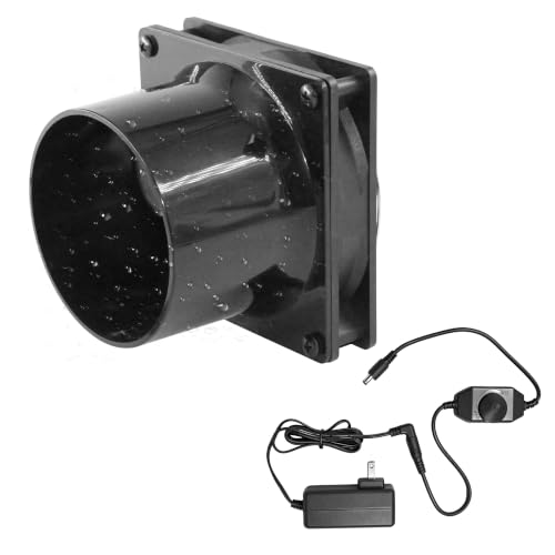 AMCHIXIN 120mm 12V �����r�C�_�N�g�t�@���A97mm�t�����W�A�_�v�^�[�t���A���i�K���x�����@�\�A�h���݌v�A3D�v�����^�[�G���N���[�W���[�A���[�U�[�����@�A�͂񂾕t�������C��A�O���[�e���g�A����у��[�N�V���b�v���C�ɓK�� 1����