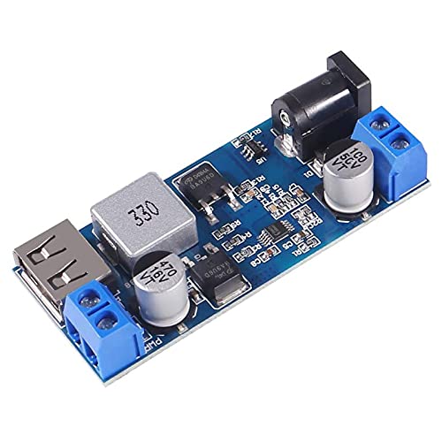 2 Pcs Buck Converter Module 12 v to 5 v 5 A USB Voltage Regulator DC 9 V - 36 V Step Down to USB 5 V Transformer Dual Output Voltage Regulator Board for Phone Fast Charging by ABSOK - Image 5