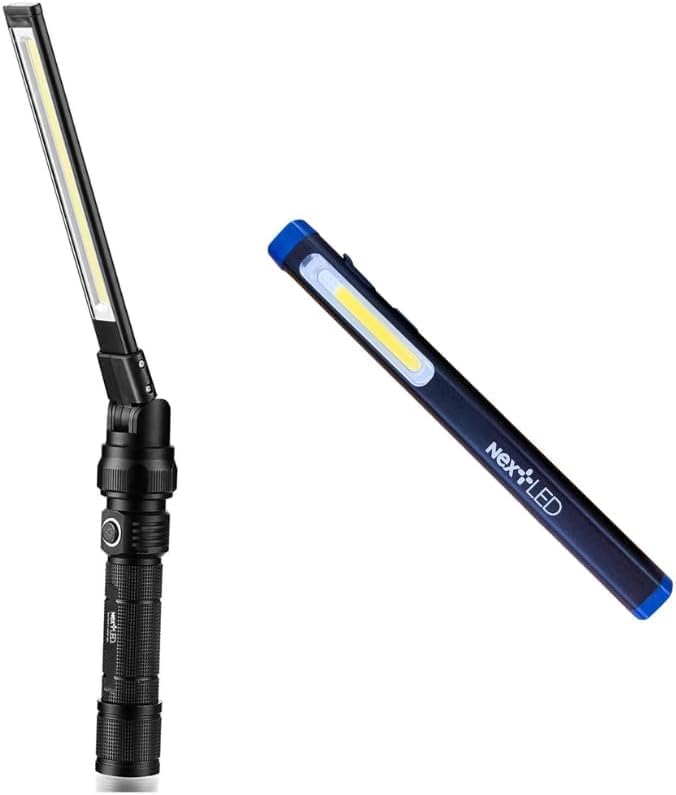 NextLED Portable Illumination Combo: NT-7543 Foldable Work Light & NT ...