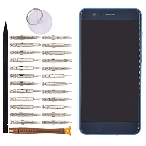 Image of LCD Screen Display with Digitizer Touch Panel with Bezel Frame for Huawei P10 Lite was-LX1 was-LX2 was-LX3 WAS-L03T WAS-AL00 WAS-TL10 WAS-LX2J(Blue)