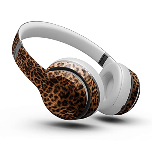 Design Skinz Mirrored Leopard Hide Skin Decal Vinyl Full-Body Wrap Kit Compatible with The Beats by Dre Studio 3 Wireless
