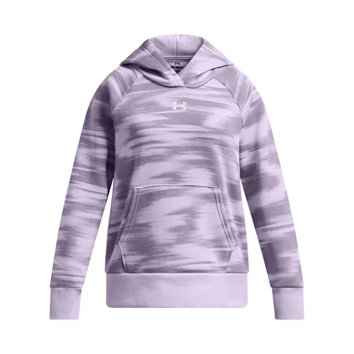 Under Armour Girls' Rival Fleece Printed Hoodie