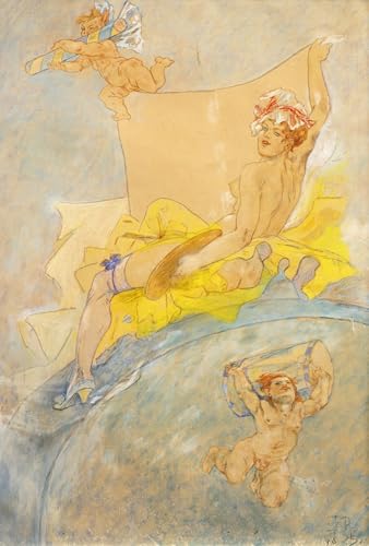 Poster Félicien Rops graffiti idéal pour un salon moderne ou une décoration de bureau