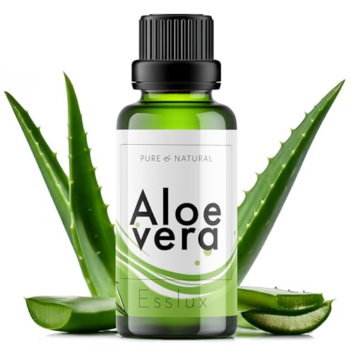 Image of Esslux Aloe Vera Essential Oil - 100% Pure Natural Aloe Oil for Skin, Hair & Diffuser | Soothing & Hydrating Formula for Nourishment & Wellness - Ideal for DIY, Soap & Candle Making - 15 ML