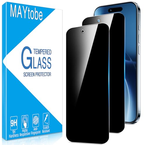 MAYtobe 2-Pack Privacy Screen Protector for iPhone Air Tempered Glass