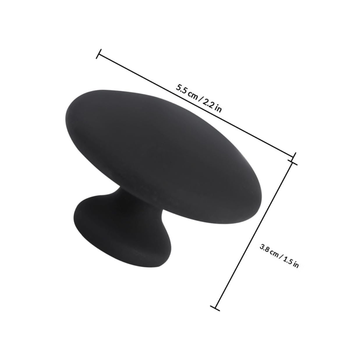 Artibetter Massaggiatore Viso in Pietra Nero 4 Pezzi Pietre per Massaggio Caldo e Strumento Gua Sha per Sollievo Affaticamento Uso Domestico e Relax On-the-go