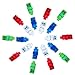 Produktbild LITSPOT LED Bunt Fingerlicht 20 STK. Fingerlampe, Mitbringsel Fingerring Super Helle Leuchtringe Fingerlichter Taschenlampe für Spielzeug Geburtstag Kinder Jungen & Mädchen Party Supplies