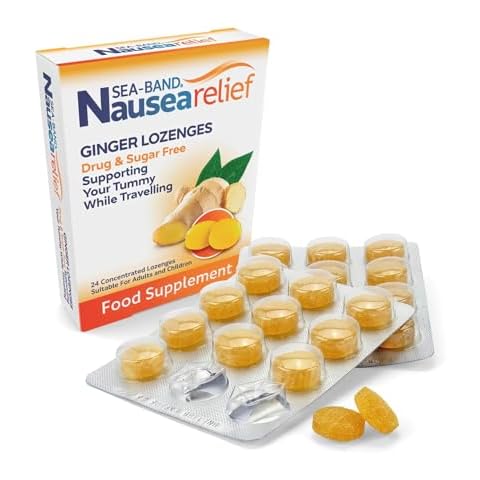 Sea-Band Sugar Free Ginger Lozenges for Travel Cover