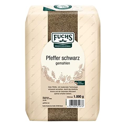 Fuchs Pfeffer schwarz gemahlen (1 x 1 kg) Cover