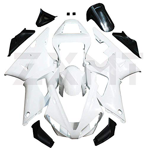 PROMOTOR Motorcycle Fairing Kit Unpainted ABS Injection Fairings for YAMAHA YZF R1 2000-2001