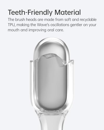 Laifen Gepolsterte ZahnbüRstenköPfe 6Er-Pack, ErsatzköPfe Kompatibel Mit Wave/Wave Special Elektrischer ZahnbüRste(Sauber, Epolsterte) – Bild 5