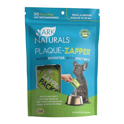 Ark Naturals Plaque Zapper, Fizzy Tasteless Water Additive for Cats and Dogs, Small & Medium Bowls - image 6