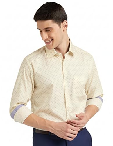 Image of Diverse Men's Cotton Printed Full Sleeve Regular Formal Shirt