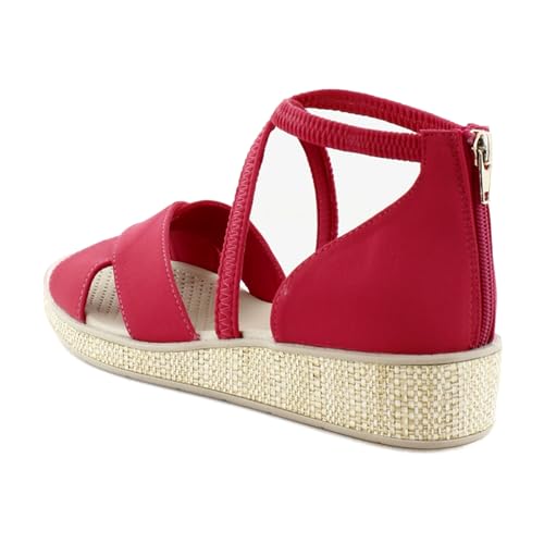 BZees Women's Bali Sand Wedge Sandal3