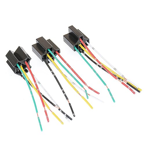 Relé automotriz de 5 pines impermeable con enchufe de 9cm cableado 4