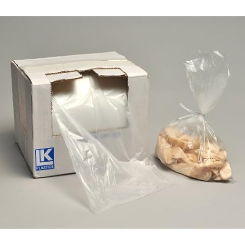 Elkay Plastics BOR121824 1.1 mil Utility Bags on Rolls with Twist Ties, 18" x 24", Clear (Pack of 250) Cover