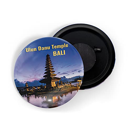 dhcrafts Fridge Magnet Multicolor Famous Tourist Place Ulun Danu Temple Bali D2 Glossy Finish Design Pack of 1