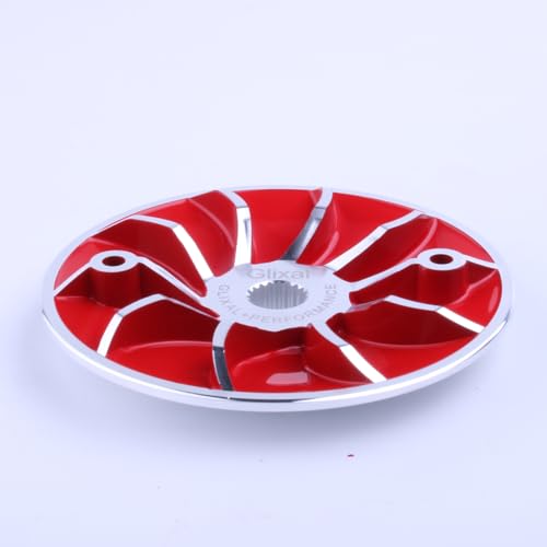 Image of Glixal Lightweight Racing Drive Face Fan for GY6 125cc 150cc 180cc 200cc 152QMI 157QMJ Engine Based Scooter Moped ATV Go-Kart Quads (Red)