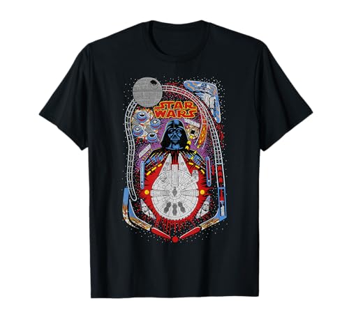 T-shirt Star Wars Death Star Pinball original pour look geek décontracté