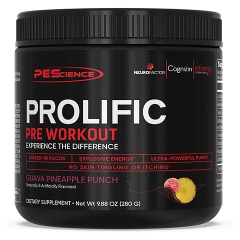 PEScience Prolific Pre Workout Powder Cover