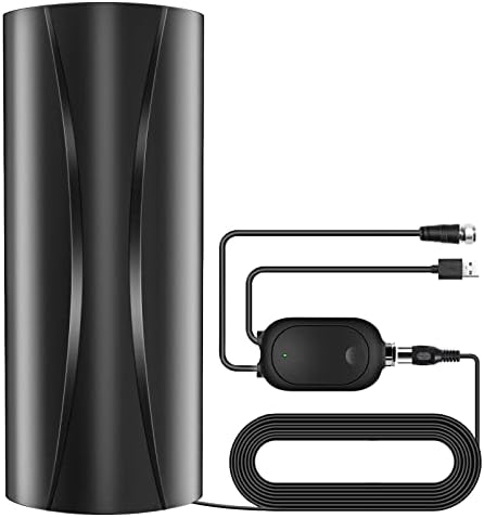 560 Miles High Gain TV Antenna，Amplified Digital HD Antenna for TV Indoor Outdoor, TV Antenna for Smart TV & Older TVs with Signal Booster, Support 8K 4K 1080P Fire tv Stick - 36ft Coax Cable