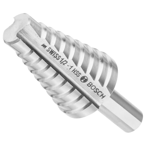 Bosch SDC7 9/16 in. to 1 in. High-Speed Steel Turbo Step Drill Bit