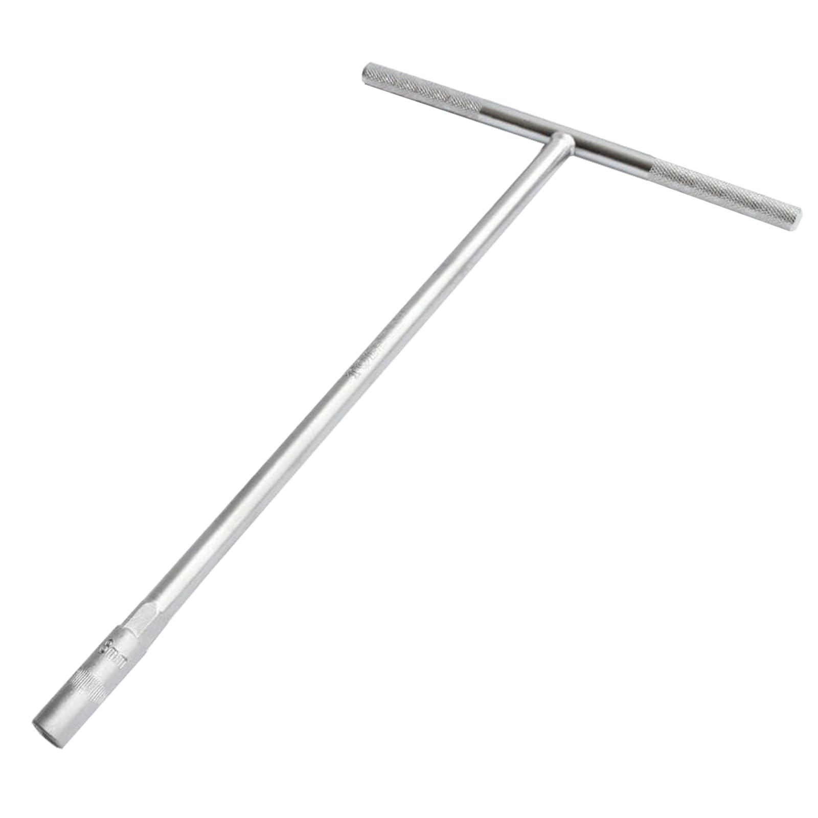 Senrise Silver 8Mm T-Bar Socket Wrench, Nut Spinner Hex Socket, T Shape Handle Wrench, T Shaped Wrench Set, Angled Open Hex Hexagon Socket Wrench Spanner Tool