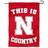 Nebraska Cornhuskers This is Husker Country Garden Flag