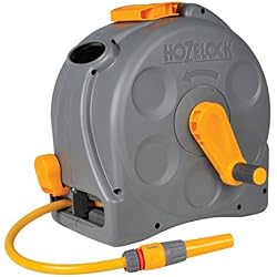 1 of Hozelock 2-in-1 Compact Enclosed Hose Reel with 25 m Hose and Connectors