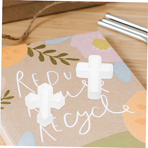 TEHAUX 8 Unidades Molde De Pingente De Cruz Kit De Resina Moldes De Resina Molde De Resina Epóxi Mol