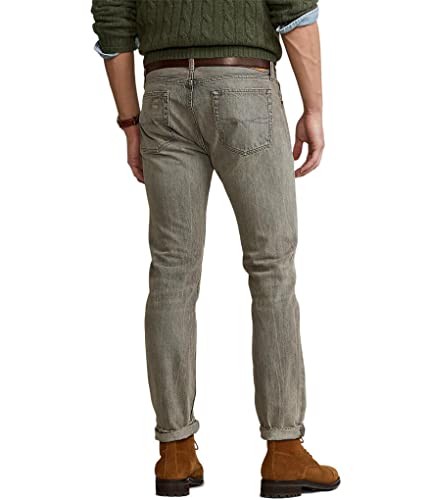 POLO RALPH LAUREN Men's Sullivan Slim-Fit Brennan Repaired Faded Jeans (Grey, 36x30)2