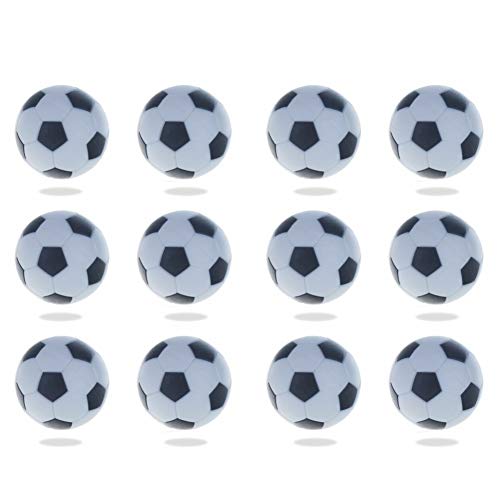 PMLAND Foosballs for Tabletop Foosball Table Home Fun Play -Pack of 12, Size 32mm (1.25 Inch)