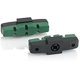 XLC Unisex – Erwachsene BS-X42 Bremsschuhe, grün, 50mm