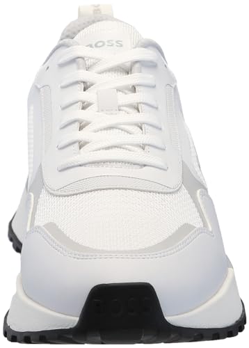 Image of BOSS Men's Big Logo Mesh Mix Lace Up Sneaker