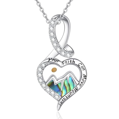You faith can move mountains pendentif graine de moutarde en argent