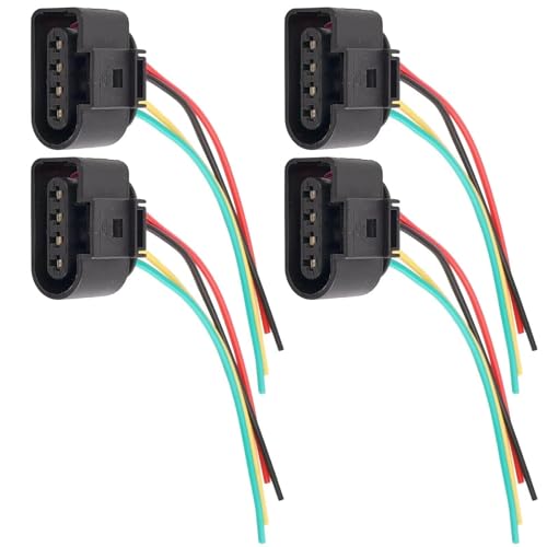 Conectores de bobina de encendido para VW Passat 2001-2010, arnés impermeable de 4 piezas