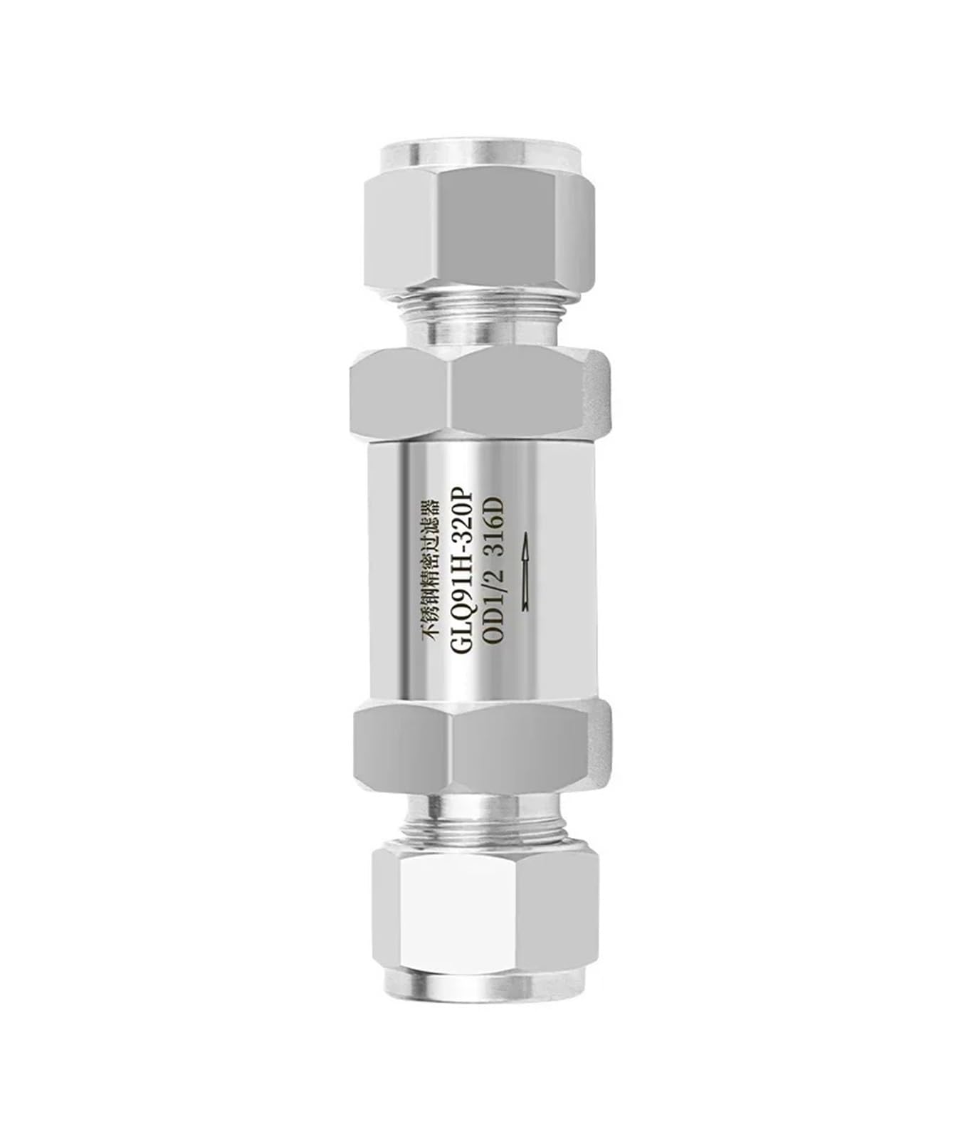 Vanne de filtre à compression anti-corrosion en inox 316 pour stopper les impuretés