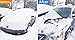 Cosyzone Car Windshield Snow Cover, 4 Layers of Protection and Embedded Magnets Car Windshield Protector for Car Trucks Vans and SUVs | Stop Scraping with a Brush or Shovel (58.6”×47.2