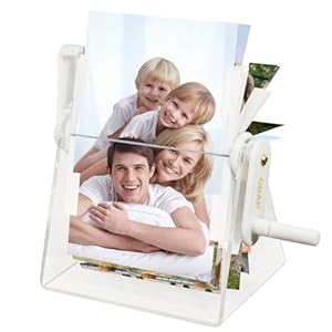 Picture Flip Book Frame Photo Album 4×6 or 4×3.Custom Decorations: Personalized Gifts