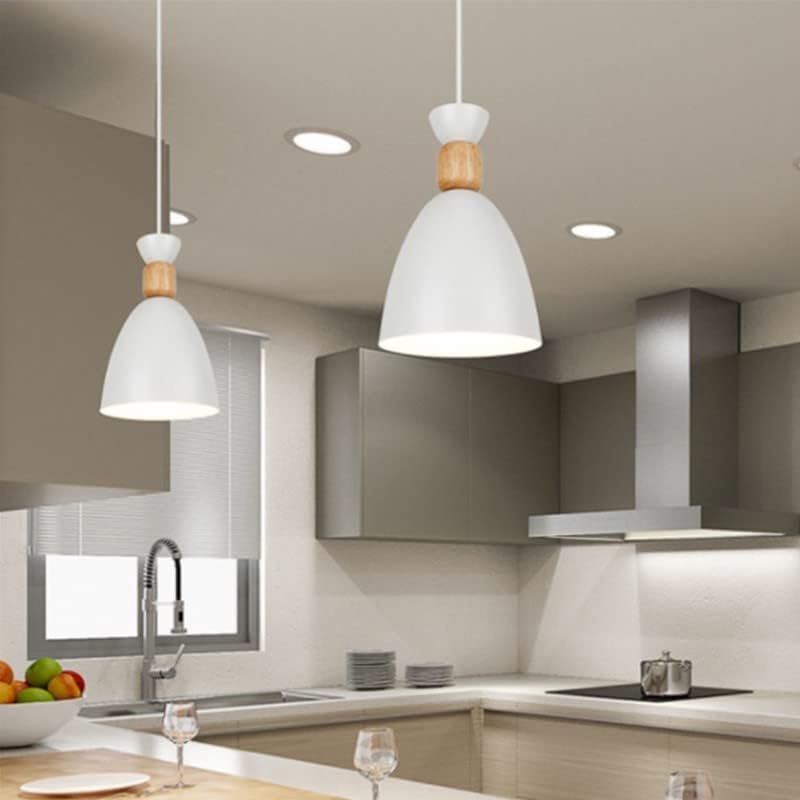 Image of DarkVision White Hanging Lights for Living Room /Pendant Lights for Ceiling /Hanging Lamps for Home Decoration /Ceiling Light for Living Room /Decorative Hanging Lights,Metal (Without Bulb) (HL White)