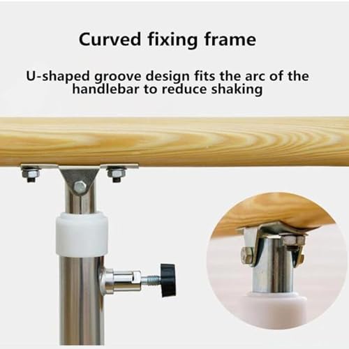 Adjustable Ballet Pole for Home Workouts, 80-120cm Portable Dance Bar for Kids & Adults, Fitness Equipment for Stretching & Dance Training