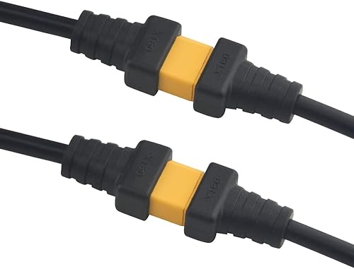Miniatura 7 de WMYCONGCONG 2 cables de extensión XT60 macho a hembra XT60 XT 60 macho a X T60 hembra conector adaptador de enchufe 0.3m0.98ft 16AWG para batería RC