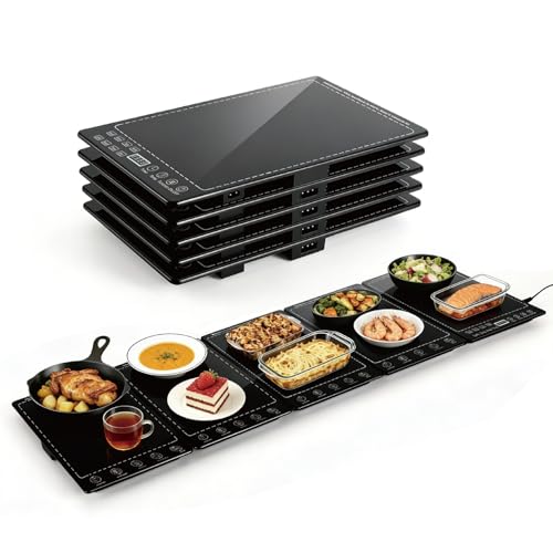Electric 5-in-1 Glass Warming Tray