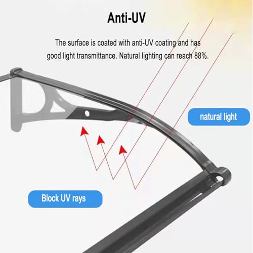 Panneaux de toit en polycarbonate pour auvent extérieur durable