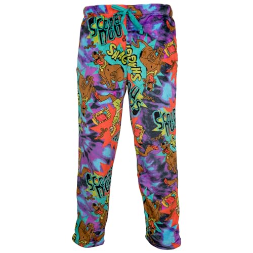 Scooby-Doo and Shaggy Tie-Dye Men's Plush Sleep Pants
