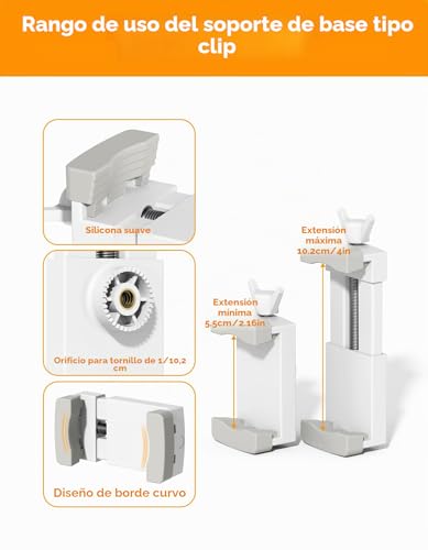 Miniatura 3 de Soporte Universal Para Monitor De Bebé Ghb Camara,Philips Avent Momcozy Iegeek Boifun Ghb Hellobaby,Soporte Flexible Para Cámara De Bebé Con Rosca 1 4 ,Compatible Con La Mayoría De Vigilabebés