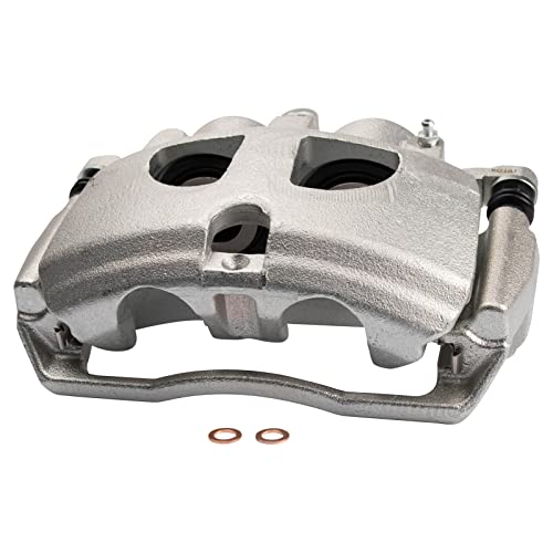Image of TRQ Rear Right Brake Caliper w /Bracket Passenger Side