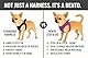 Hundegeschirr - hundegeschirr mittelgroße Hunde - M - Flamingo Harness Step&Go Bento Aubergine