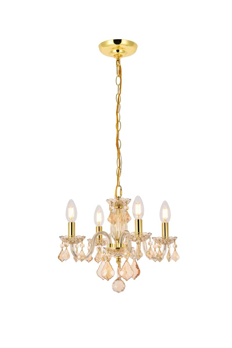 4-Light Pendant in Golden Shadow and Chrome : Amazon.ca