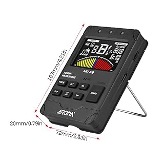 Métronomes,ERYUE AMT-600 Accordeur et métronome et générateur de tonalité 3 en 1 Accordeur de guitare LCD couleur rechargeable de 2,5 pouces Mini métronome numérique Métronome électronique avec câble - Les Beatles, Paul McCartney, John Lennon, RIngo Starr, George Harrison Métronomes,ERYUE AMT-600 Accordeur et métronome et générateur de tonalité 3 en 1 Accordeur de guitare LCD couleur rechargeable de 2,5 pouces Mini métronome numérique Métronome électronique avec câble – Image 5